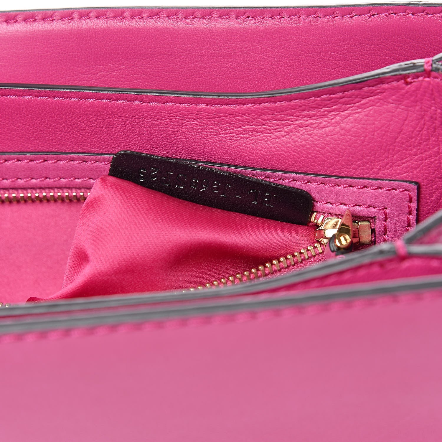 Valentino Garavani Shiny Nappa L'Amour Rockstud Shoulder Bag Fuxia 7 of 14
