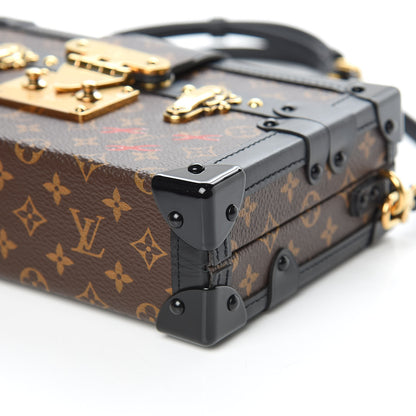 Louis Vuitton Monogram Petite Malle Black 9 of 10
