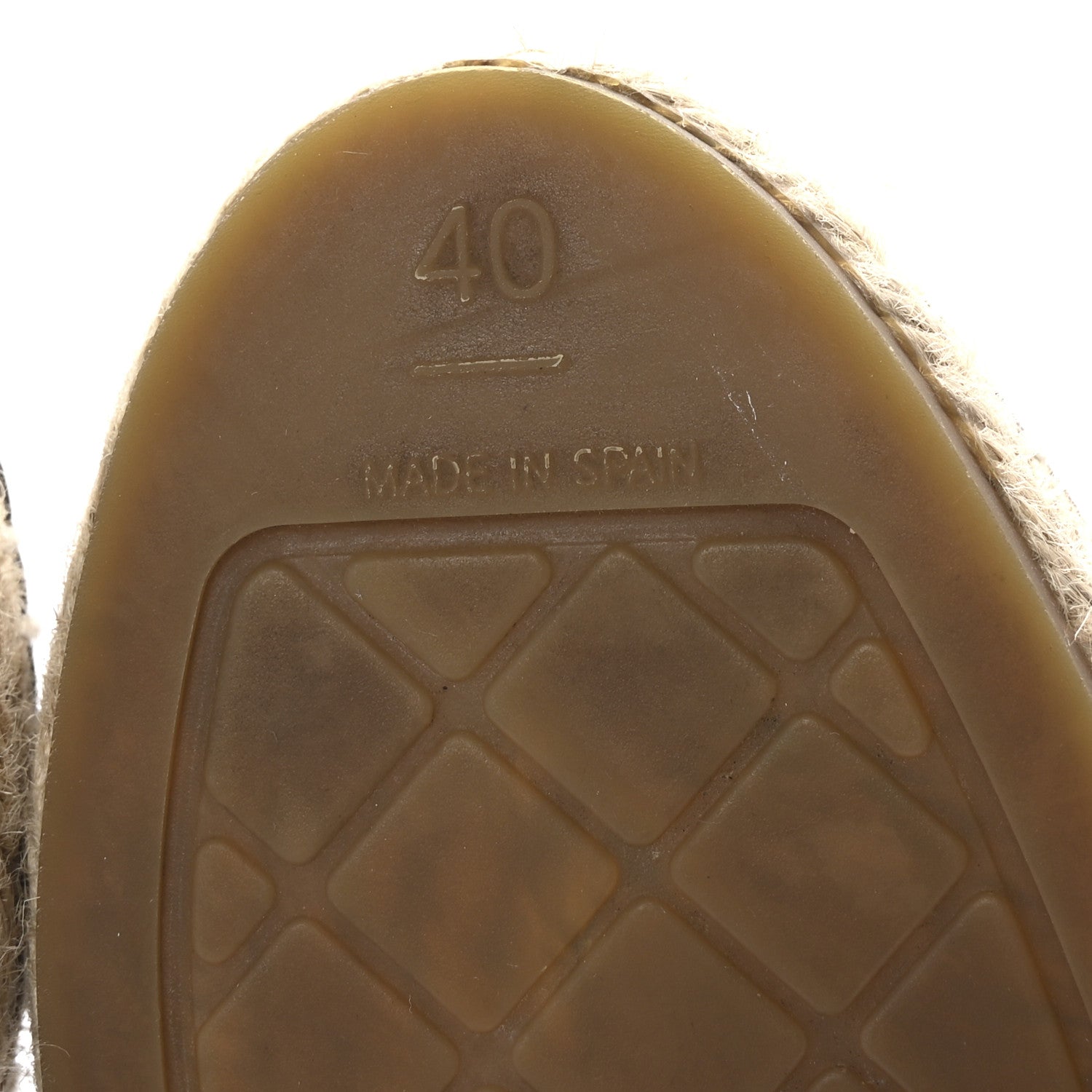 Chanel Tweed Lambskin CC Espadrilles 40 Blue Grey 7 of 10