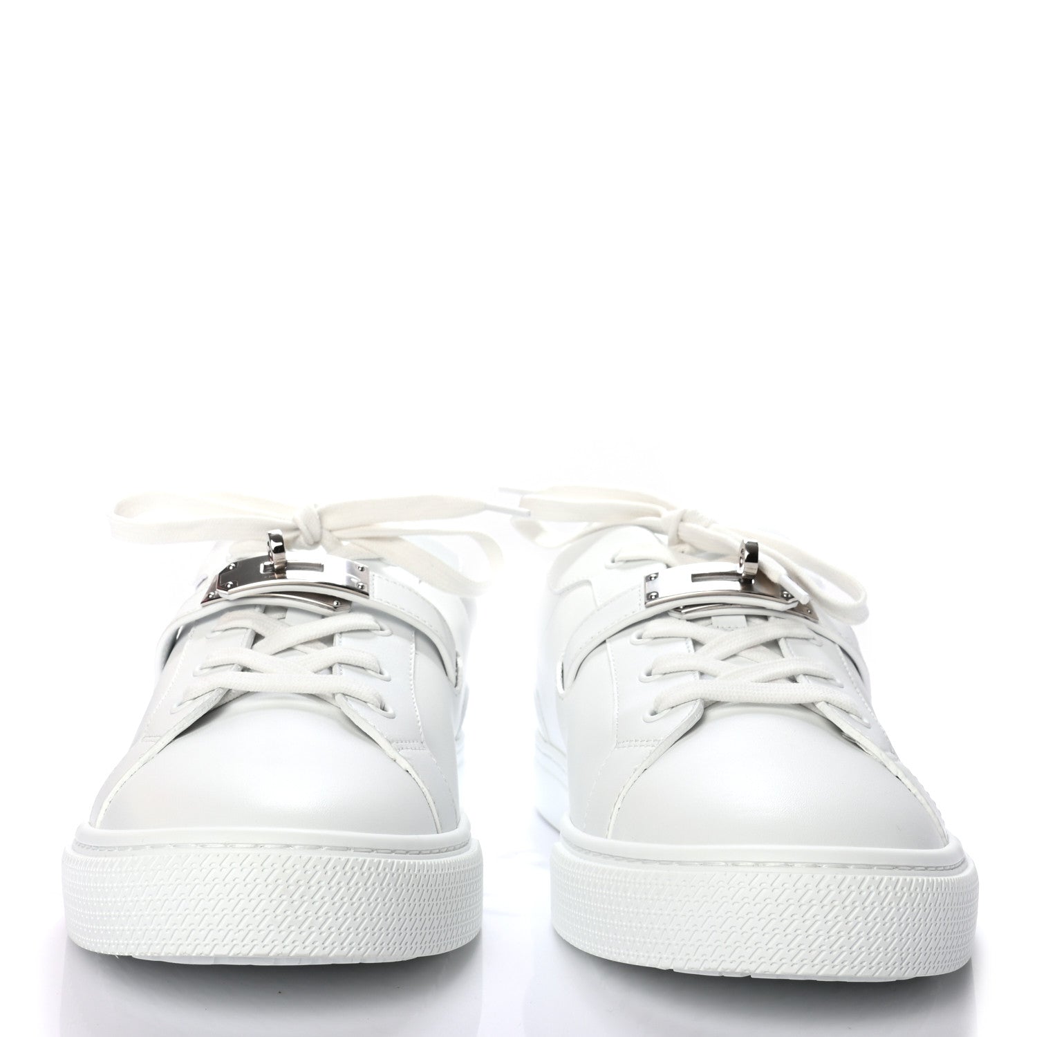 Hermes Calfskin Mens Day Sneakers 44.5 White 2 of 7