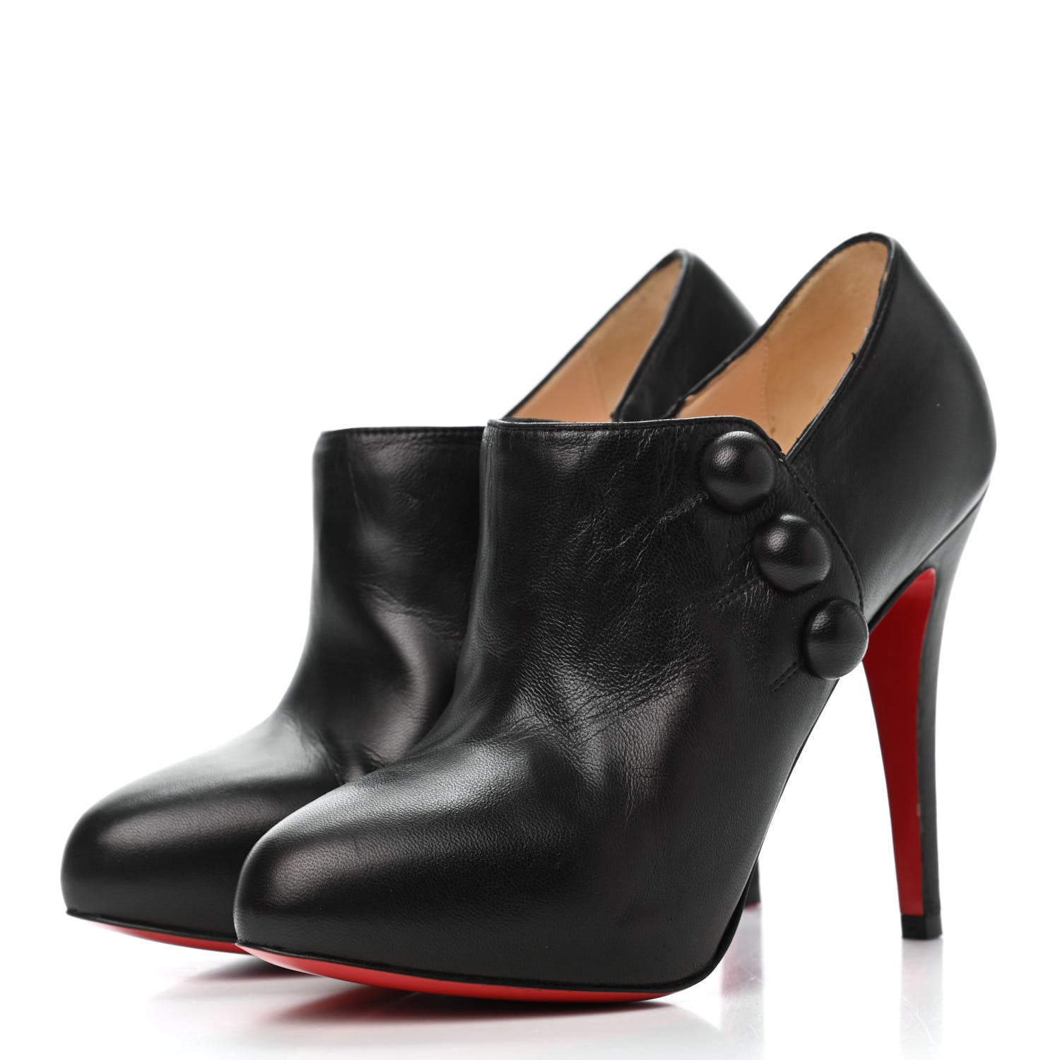 Christian Louboutin Nappa C est Moi 120 Booties 36.5 Black 3 of 9