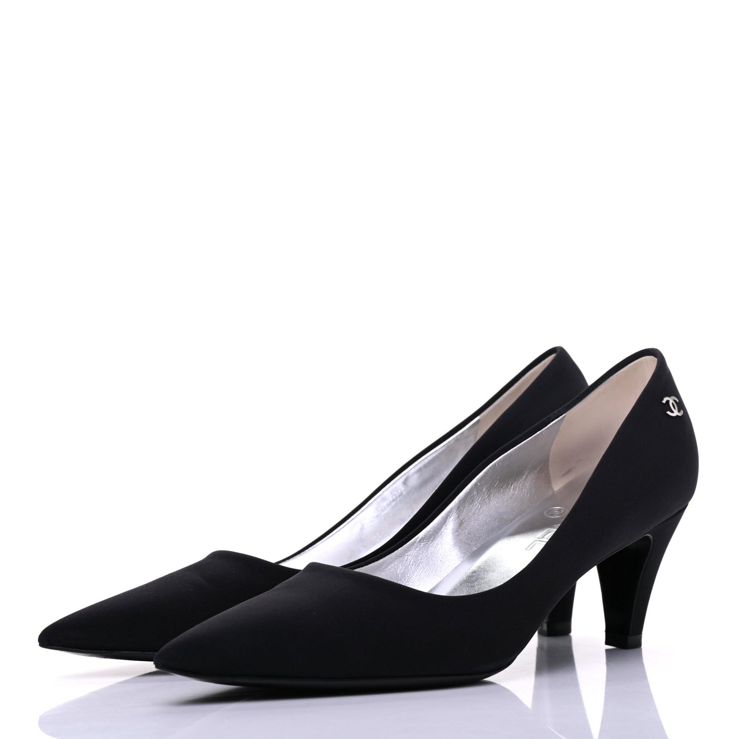 Satin Pumps 37.5 Black