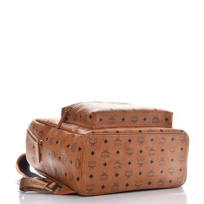 MCM Visetos Large Stark Backpack Cognac 4 of 14