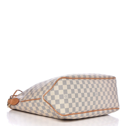 Louis Vuitton Damier Azur Delightful MM Rose Ballerine 4 of 18