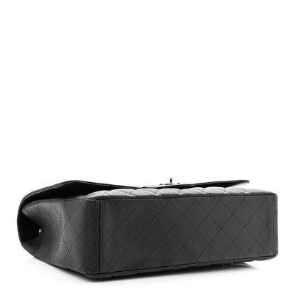 Chanel Caviar Quilted Maxi Single Flap Black 3 of 9