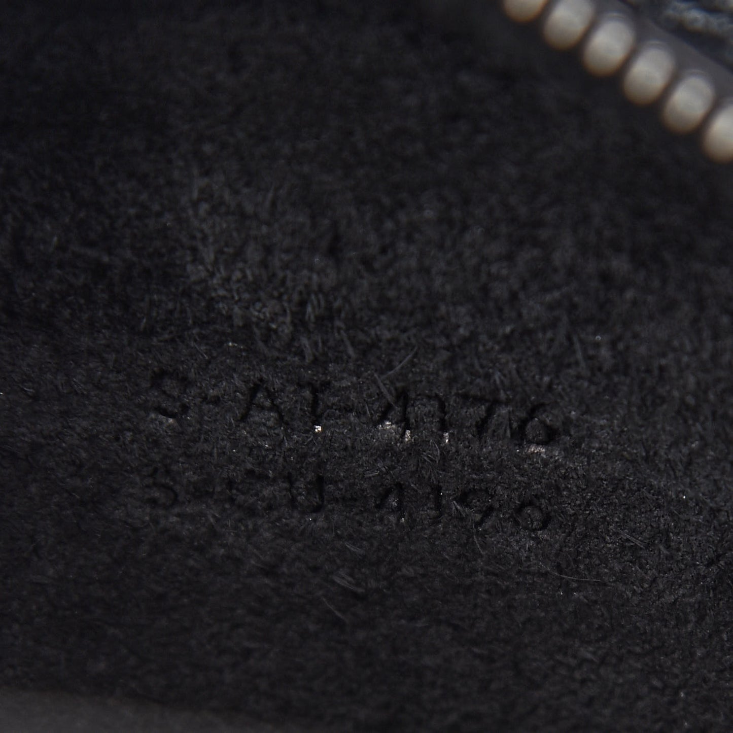 Drummed Calfskin Nano Luggage Black