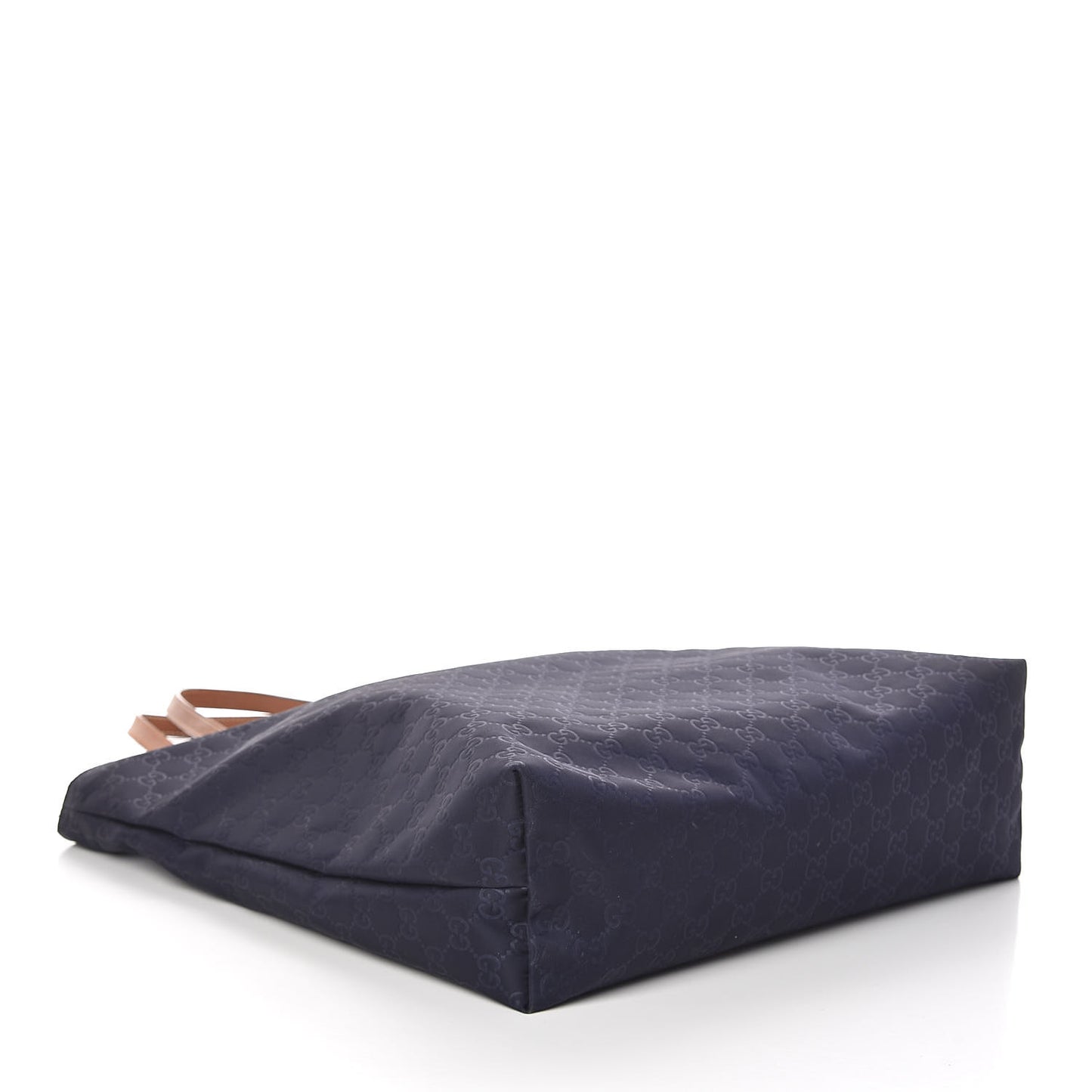 Nylon Monogram Large Tote Navy