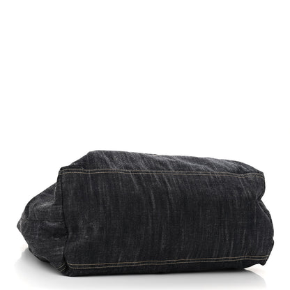 Chanel Denim XL Coco Cabas Tote Dark Blue 5 of 11