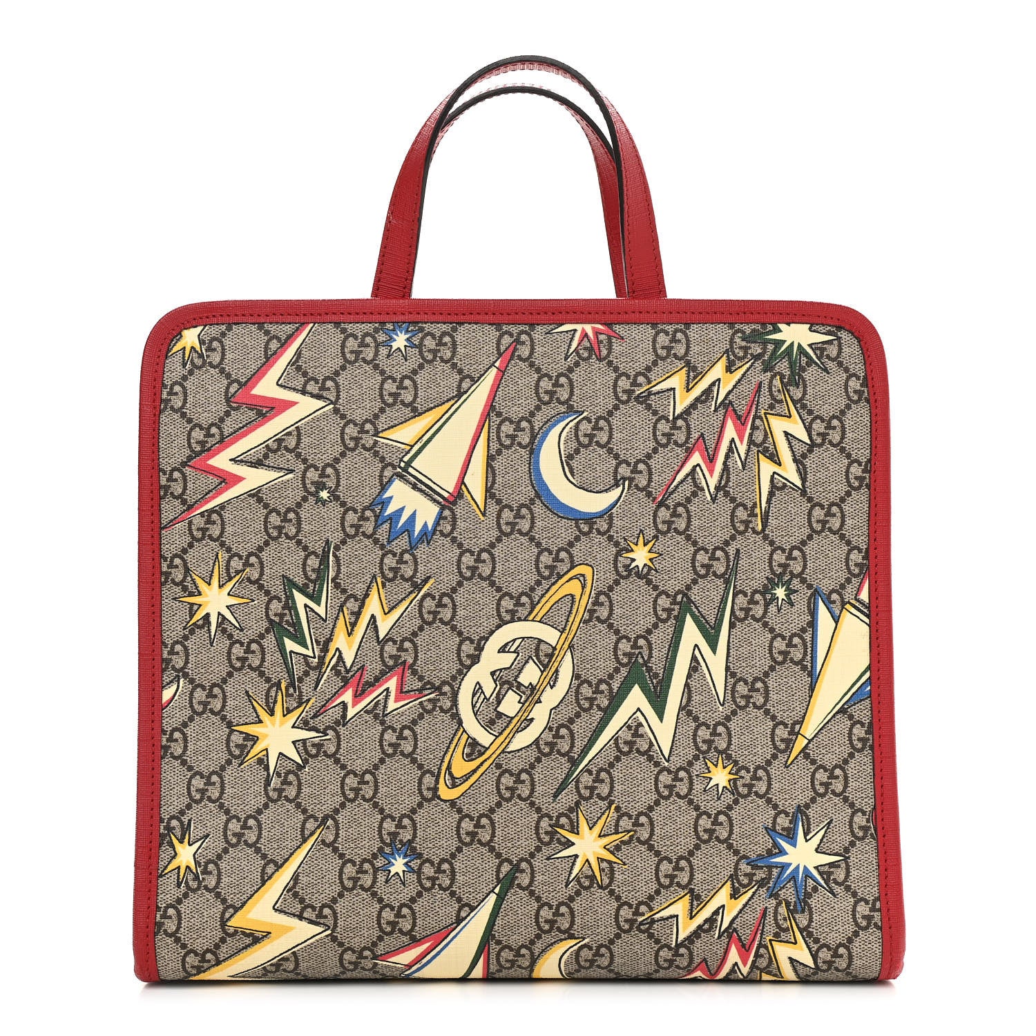 Gucci GG Supreme Monogram Space Childrens Tote 1 of 15