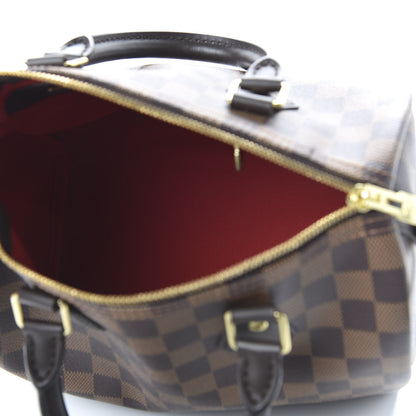 Louis Vuitton Damier Ebene Speedy Bandouliere 25 5 of 10