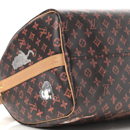 Louis Vuitton Catogram Speedy Bandouliere 30 Marron 9 of 10