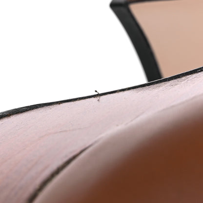 Gucci Cosmos Softy Calfskin Wooden Interlocking G Cut-Out 30/120mm Platform Sandals 35.5 Cuir 9 of 14