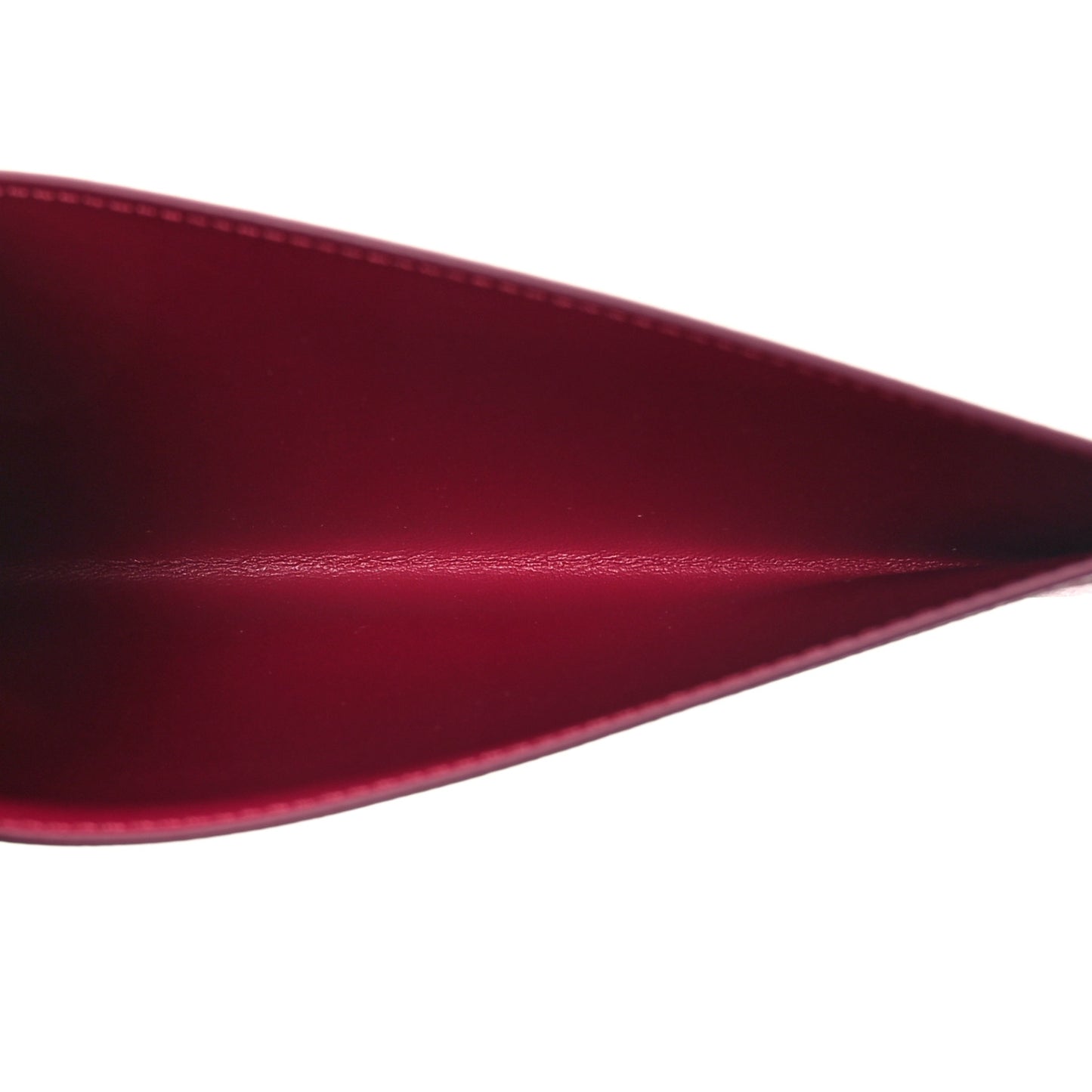 Calfskin Felicie Card Holder Insert Fuchsia