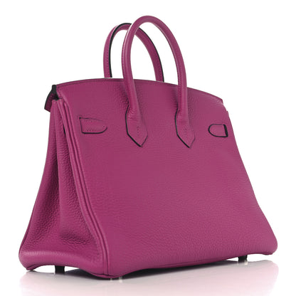 Hermes Togo Birkin 25 Rose Pourpre 3 of 12