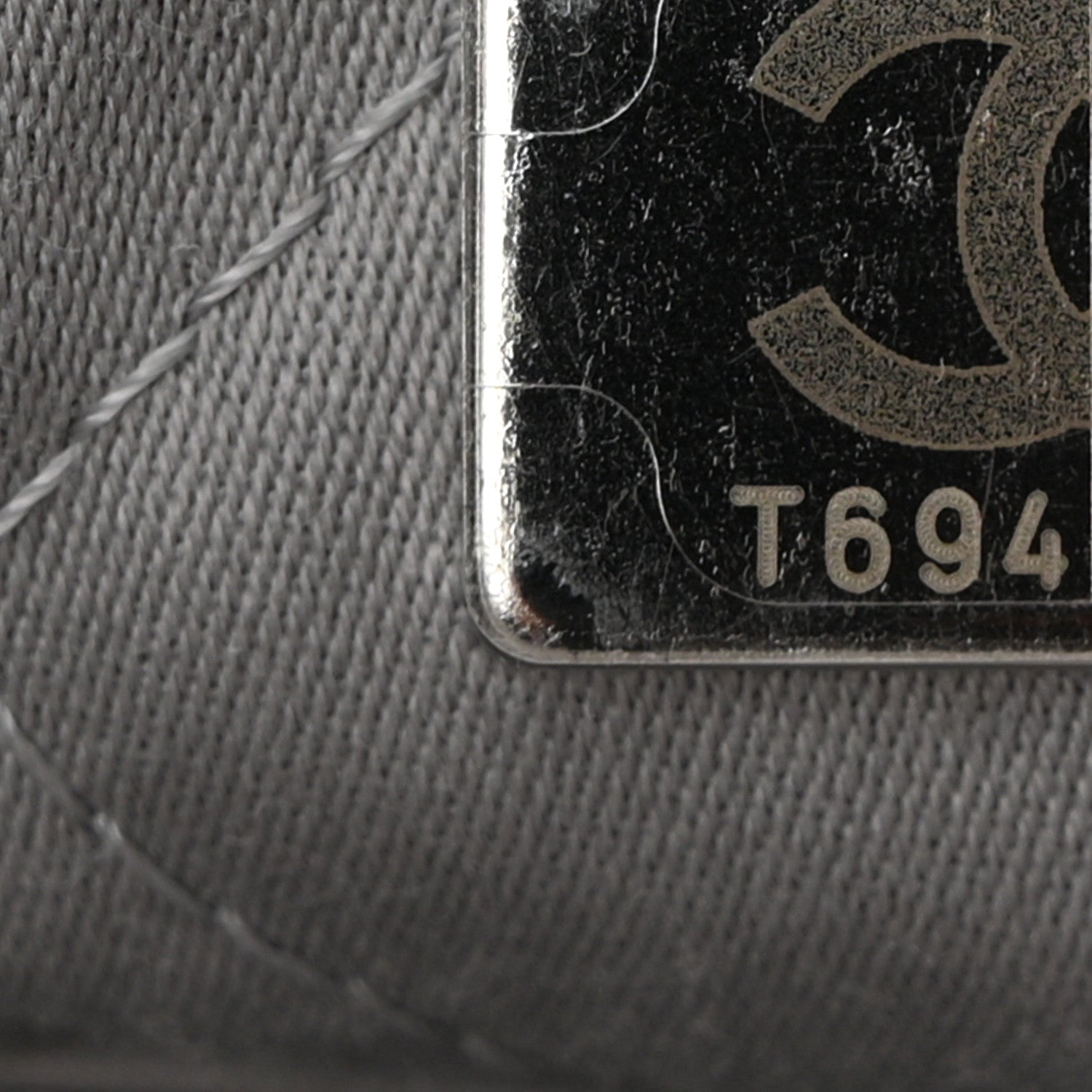 Chanel Shiny Calfskin Quilted Chanel 22 Grey 8 of 11