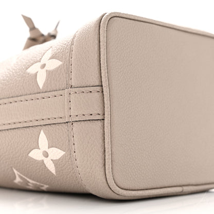 Louis Vuitton Empreinte Monogram Giant Nano Noe Tourterelle Creme 8 of 10