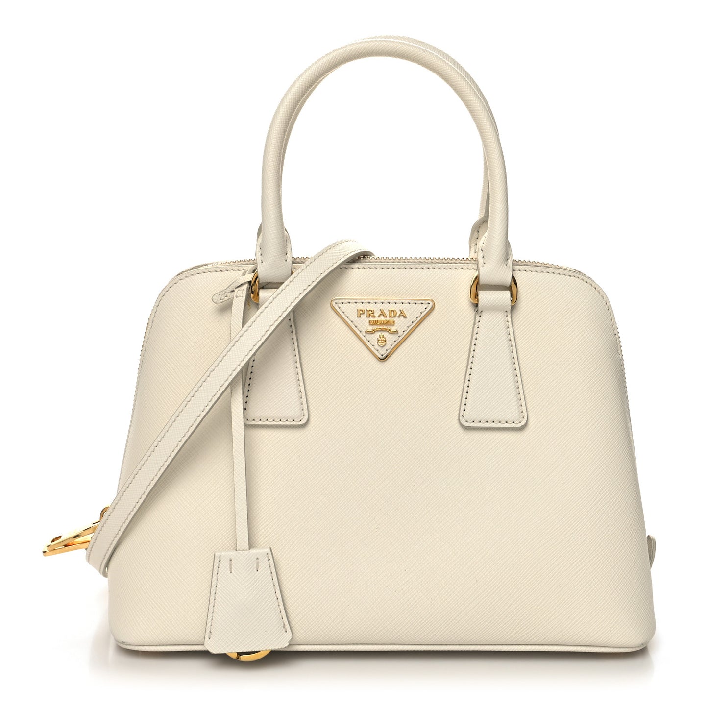 Saffiano Lux Small Promenade Tote Talco