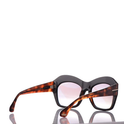 Tom Ford Emmanuelle Sunglasses TF534 Black Havana 4 of 7