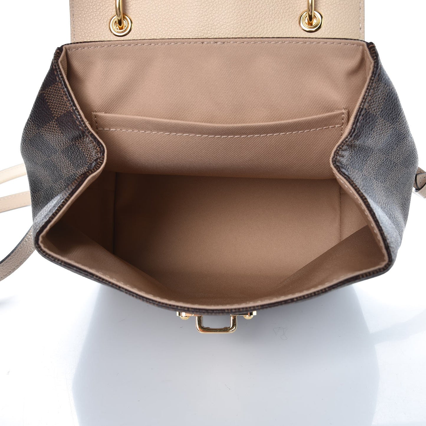 Damier Ebene Clapton Backpack Creme