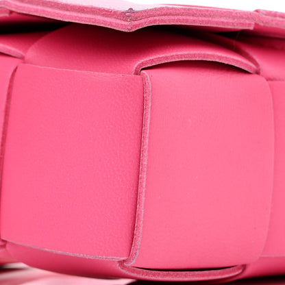 Bottega Veneta Lambskin Maxi Intrecciato Extra Mini Cassette Crossbody Bag Bon Bon 8 of 12