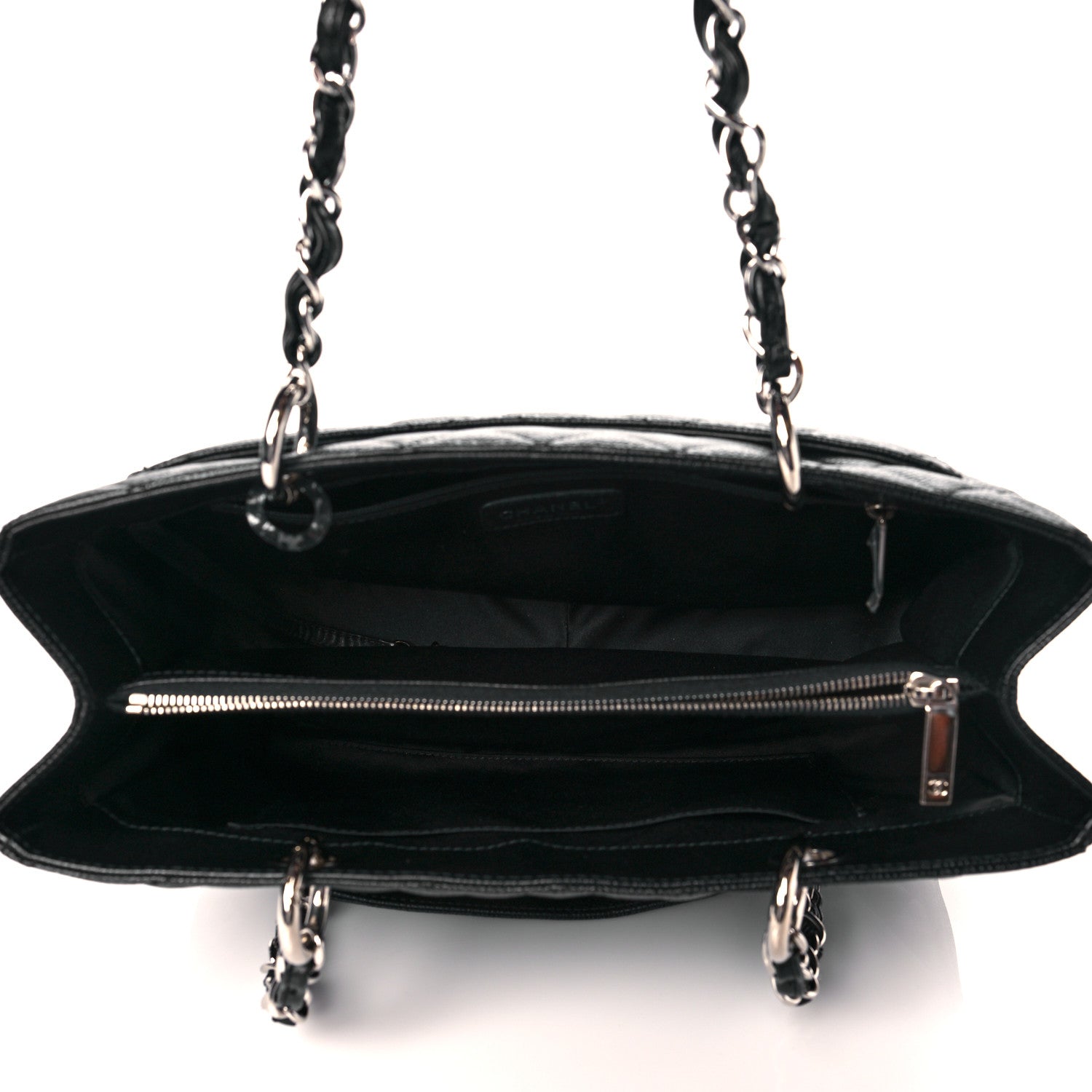 Chanel Caviar Quilted Grand Shopping Tote GST Black 4 of 9