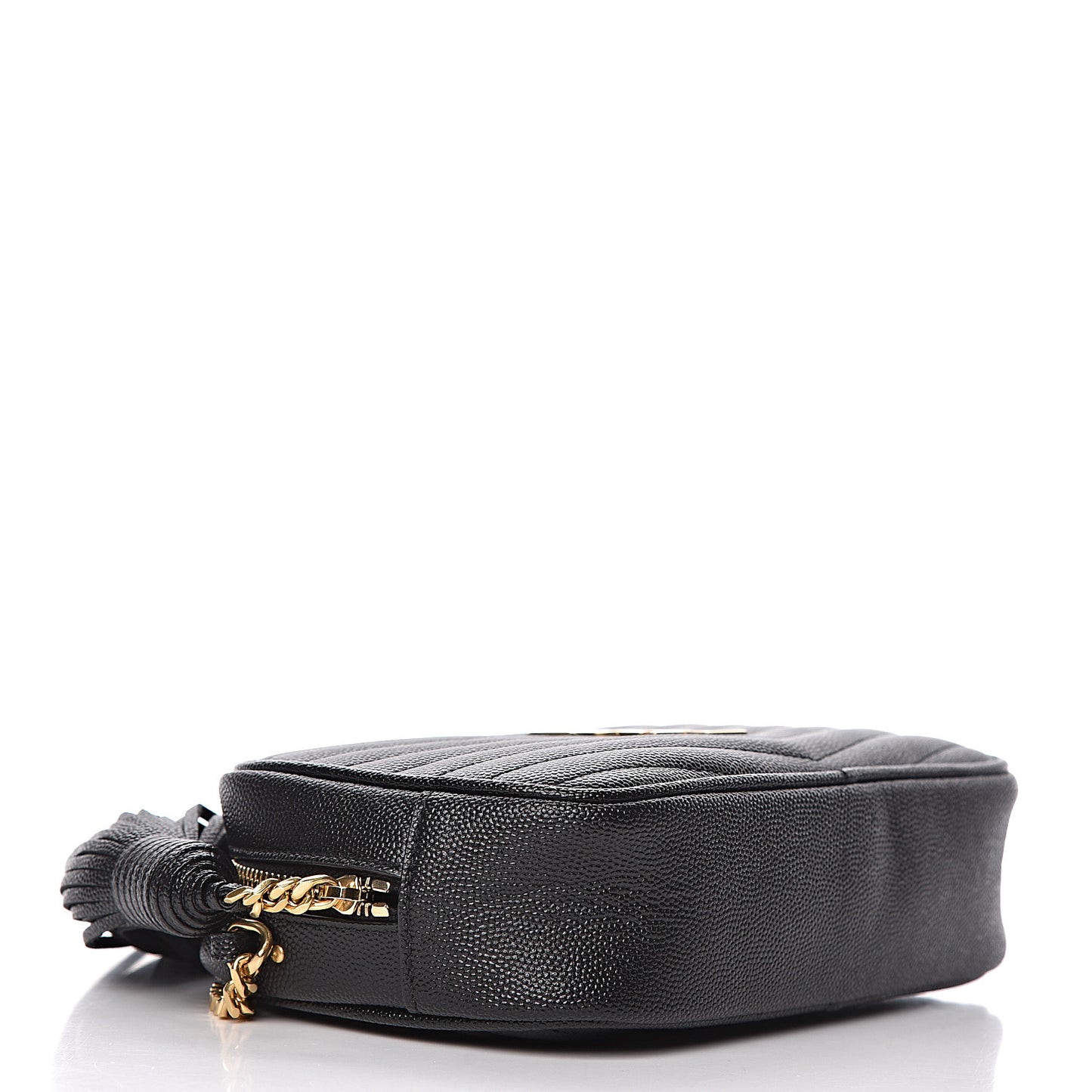 Grain De Poudre Matelasse Monogram Mini Lou Camera Bag Black