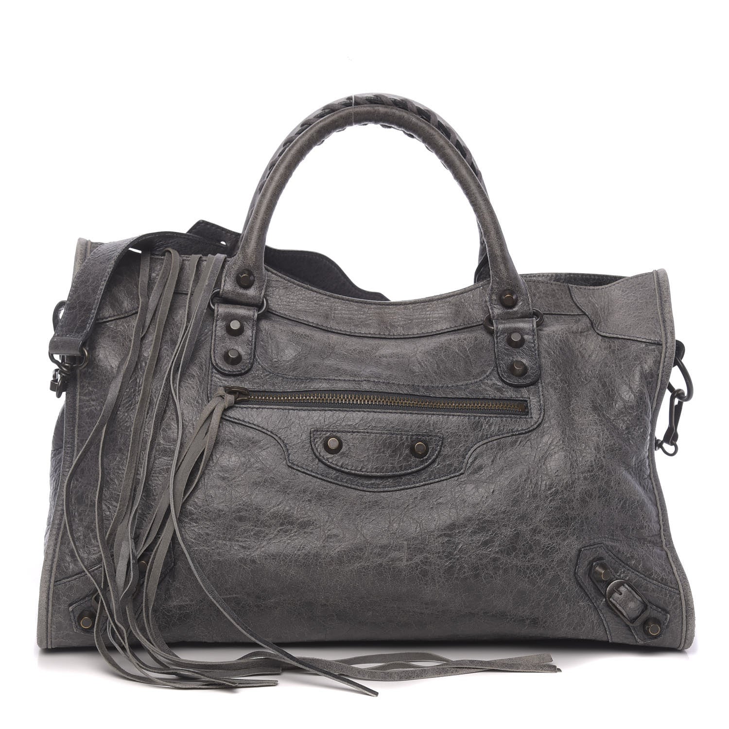Balenciaga Agneau Classic Hardware City Anthracite 1 of 10
