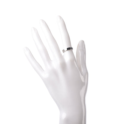 Cartier 18K White Gold 3.5mm LOVE Wedding Band Ring 50 5.25 2 of 4