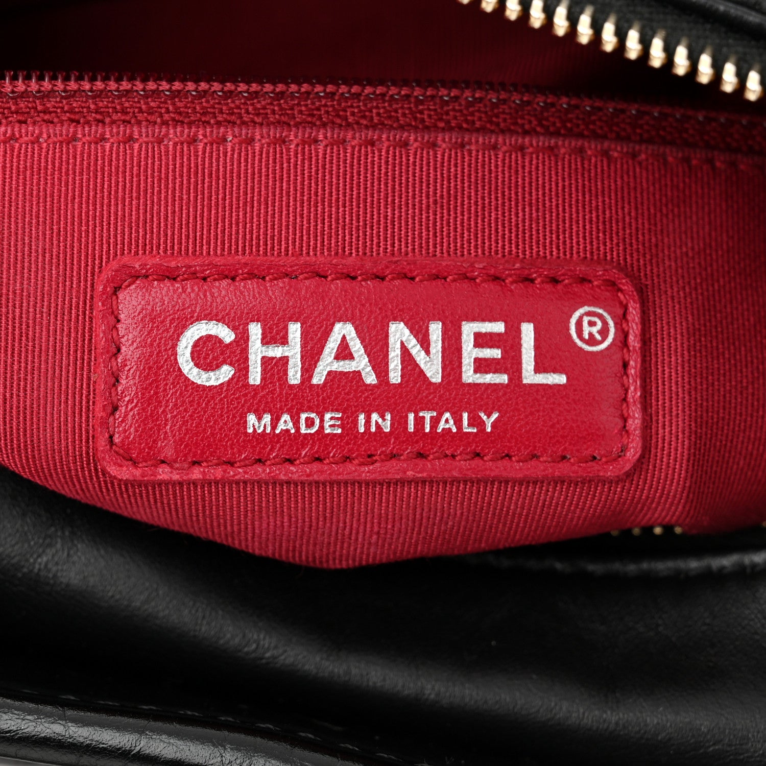 Chanel Aged Calfskin Chevron Quilted Small Gabrielle Hobo Black 6 of 10