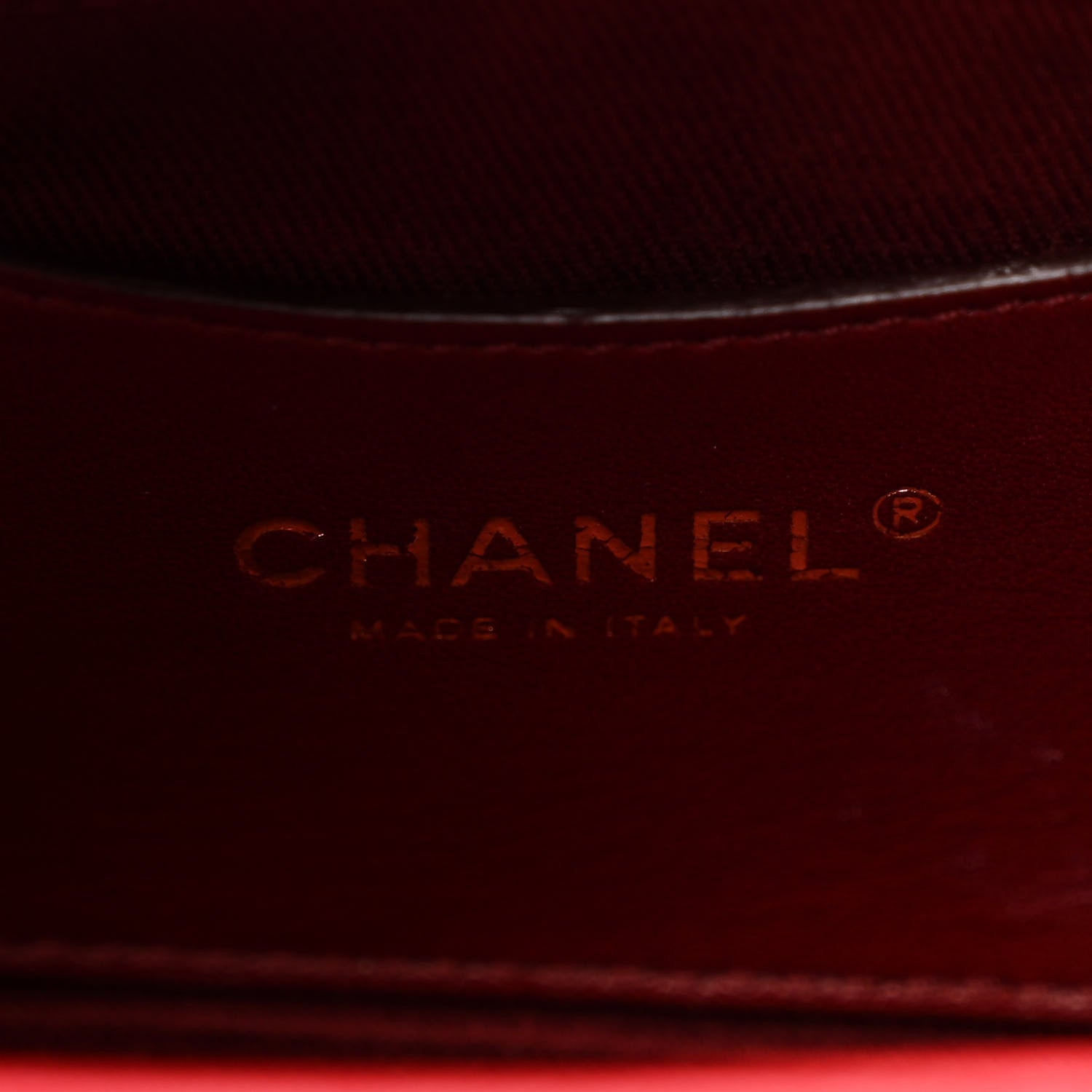 Chanel Lambskin Quilted Medium Just Mademoiselle Red 7 of 11
