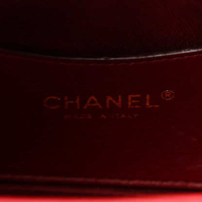 Chanel Lambskin Quilted Medium Just Mademoiselle Red 7 of 11
