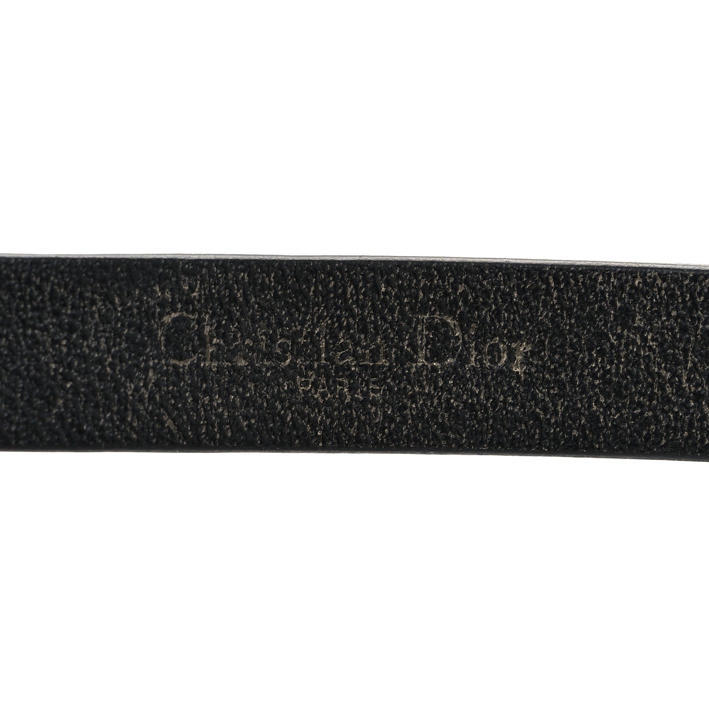 Calfskin My ABDior Double Bracelet Black