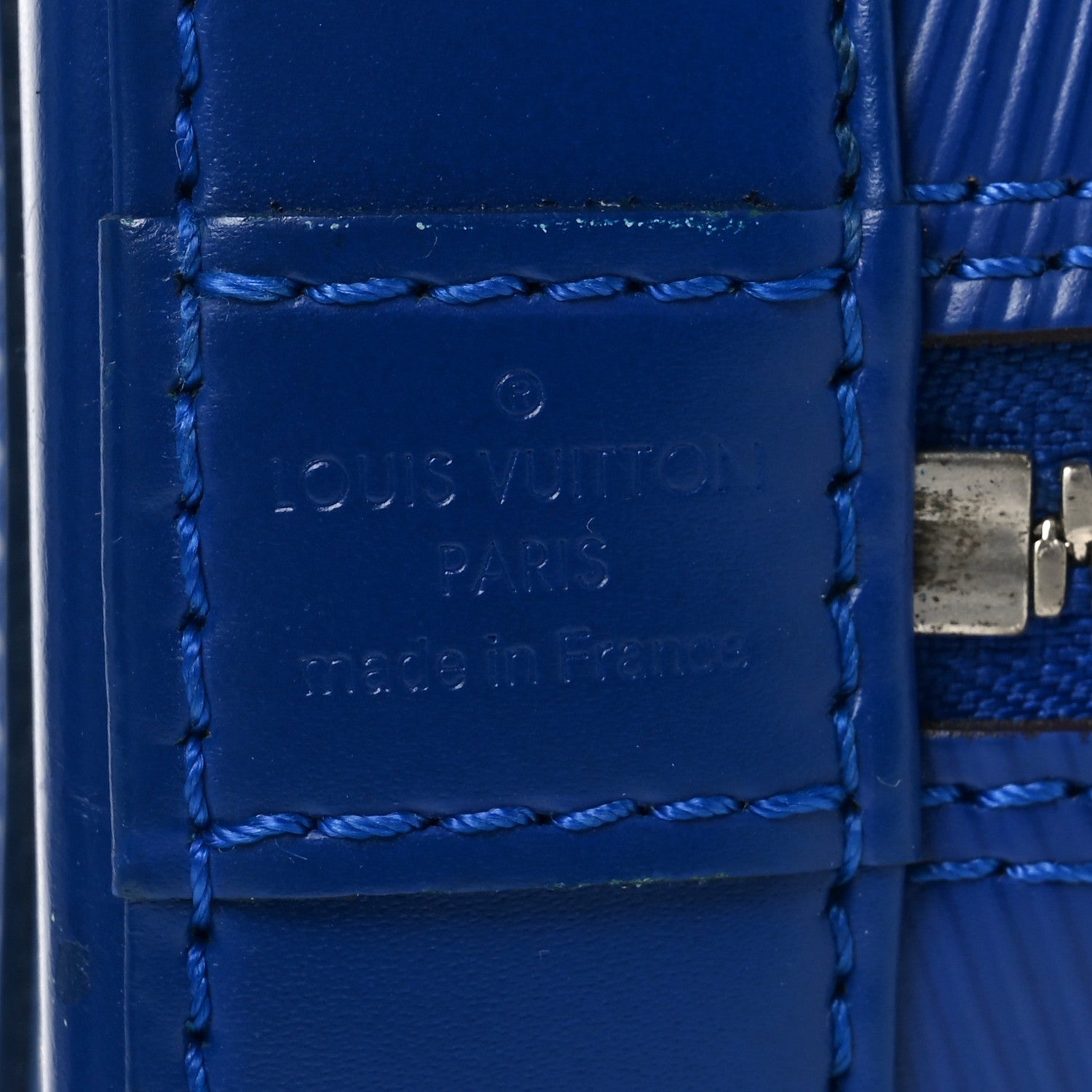 Louis Vuitton Epi Alma BB Blueberry 6 of 9