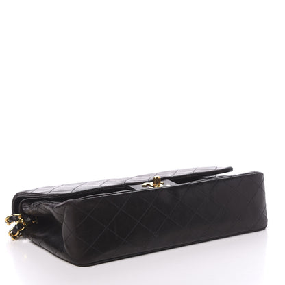 Chanel Lambskin Quilted Medium Double Flap Black 4 of 12
