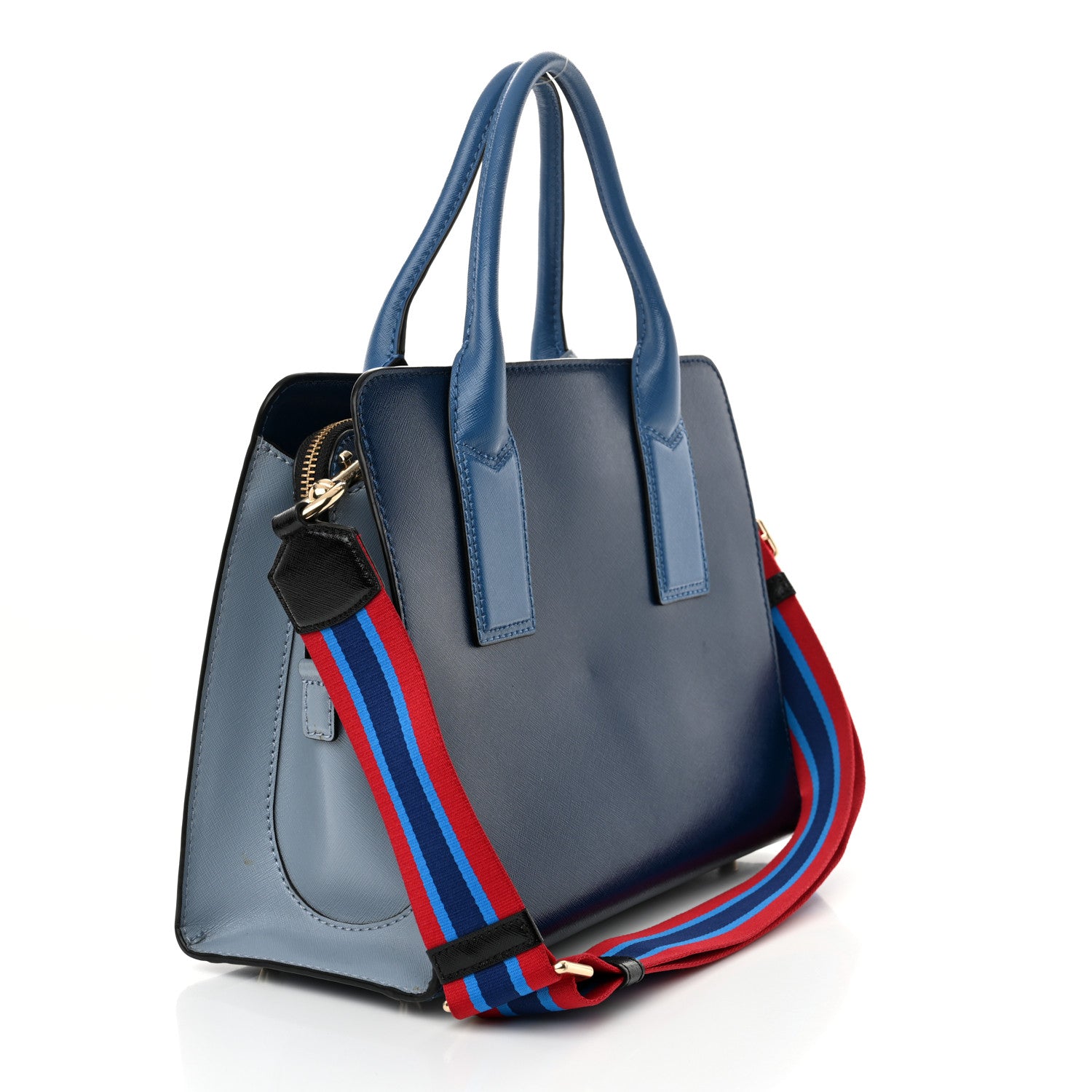 Marc Jacobs Saffiano Big Shot Tote  Navy 3 of 12