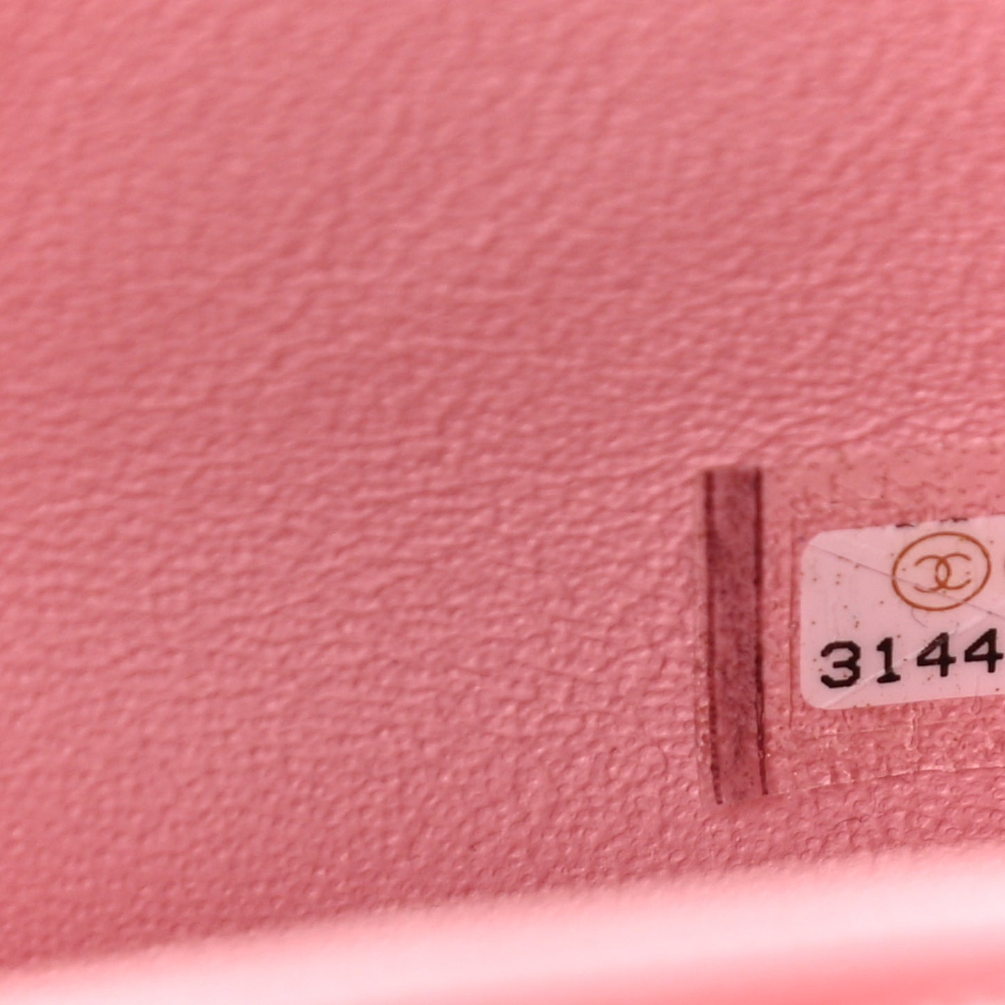 Lambskin Quilted Mini Rectangular Flap Pink