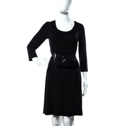 Celine Smooth Calfskin Tassel Belt Bag Black 2 of 12
