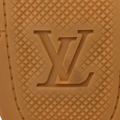 Louis Vuitton Monogram Mens Flat Velcro Sandals 42 White 6 of 7