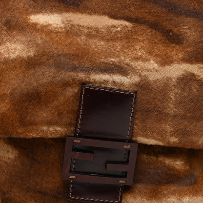 Fendi Calf Hair Mama Baguette Brown 7 of 9