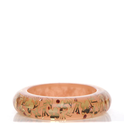 Louis Vuitton Resin Swarovski Medium Inclusion Bracelet GM Rose 1 of 3