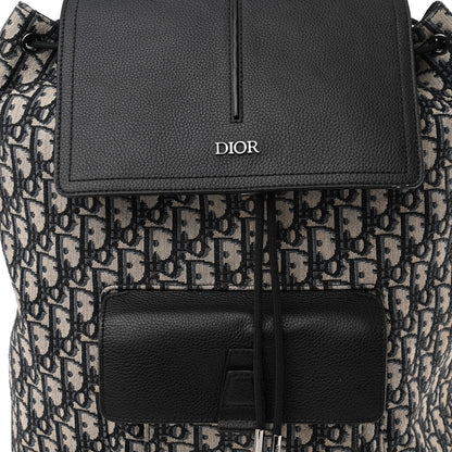 Christian Dior Oblique Motion Backpack Blue 8 of 15