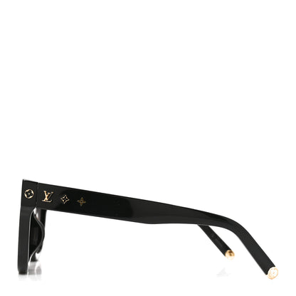 Louis Vuitton Acetate My Monogram Square Sunglasses Z1523E Black 3 of 7