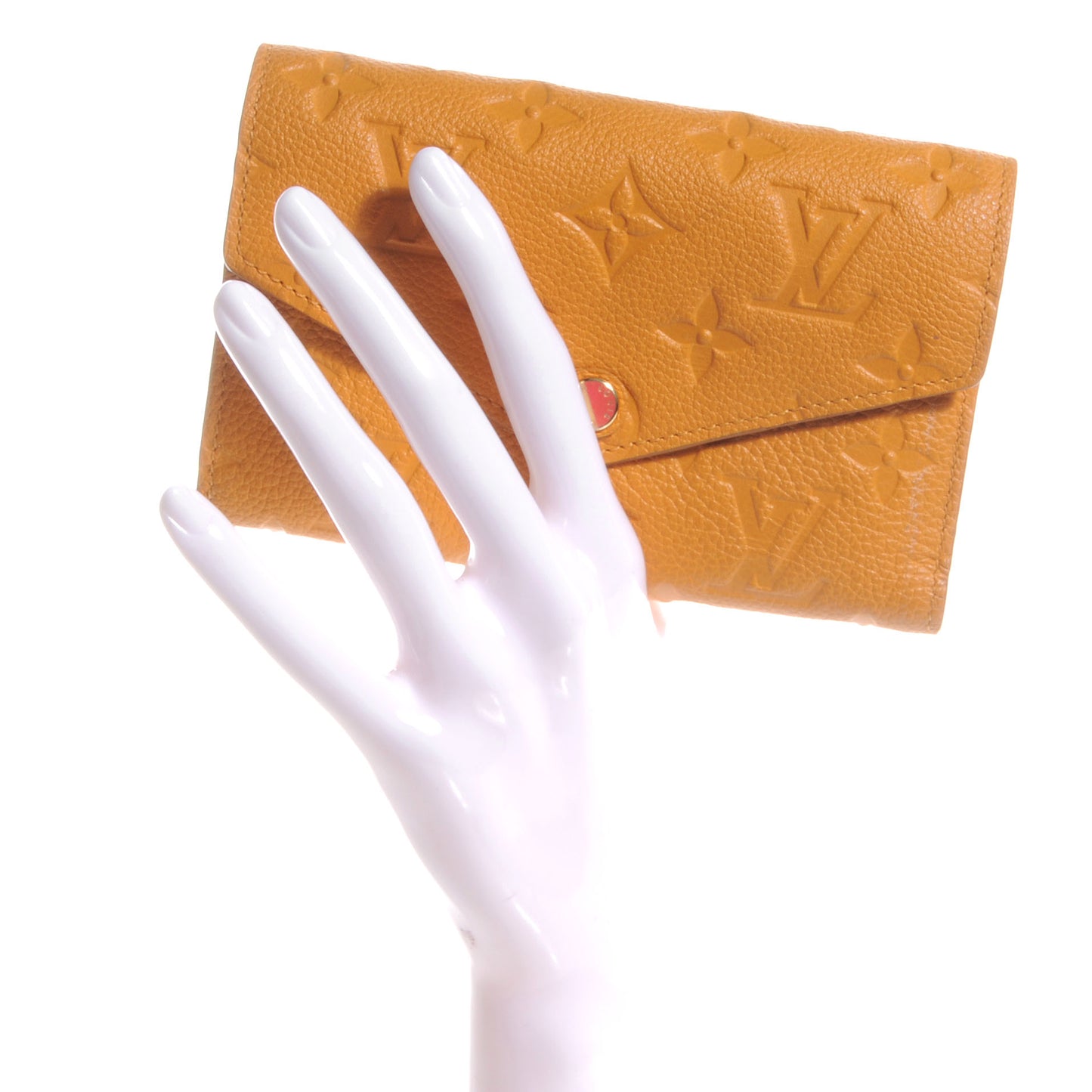Empreinte Compact Curieuse Wallet Safran