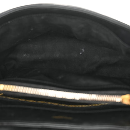 Saint Laurent Calfskin Y Quilted Monogram Medium Loulou Chain Satchel Black 5 of 16