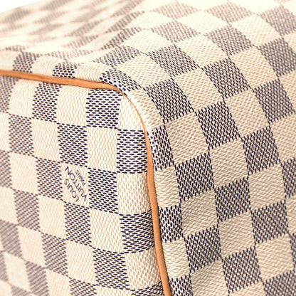 Louis Vuitton Damier Azur Keepall Bandouliere 55 10 of 13