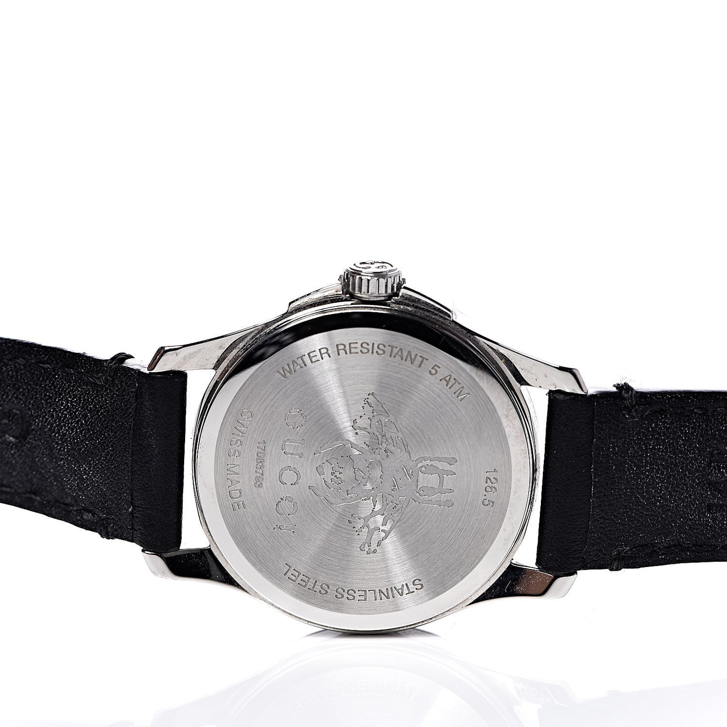 Stainless Steel Calfskin 27mm G-Timeless Charm Quartz Watch