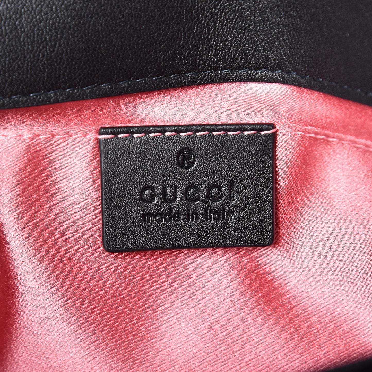 Velvet Matelasse Mini GG Marmont Shoulder Bag Black