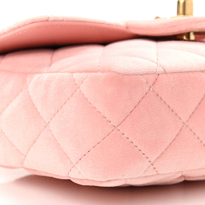 Chanel Velvet Enamel Mini Flap Light Pink 9 of 11