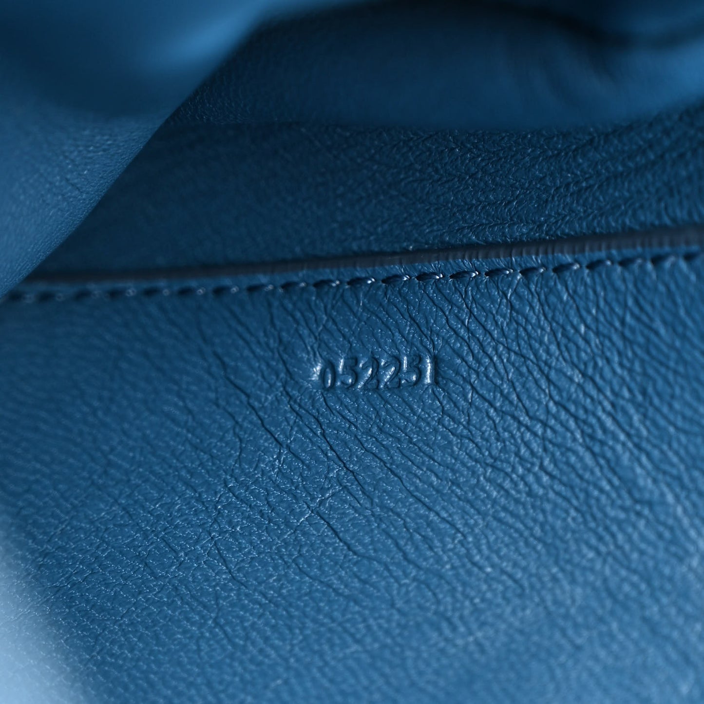 Denim Goya Puffer Bag Azul Denim