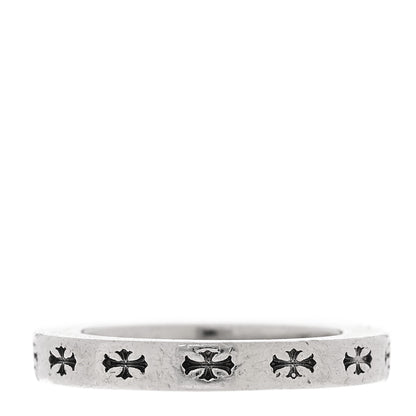 Chrome Hearts Sterling Silver CH Malibu Fck You Spacer Ring 50 5.5 3 of 4